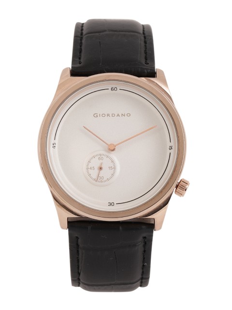 

GIORDANO Men Off-White Analogue Watch C1072-01