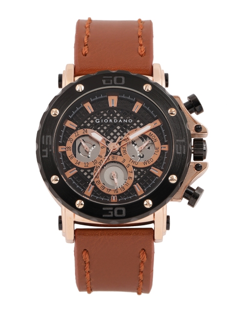 

GIORDANO Men Black Analogue Watch C1061-03