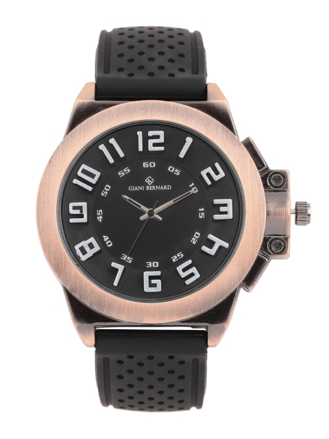 

Giani Bernard Men Black Analogue Watch GB-125A