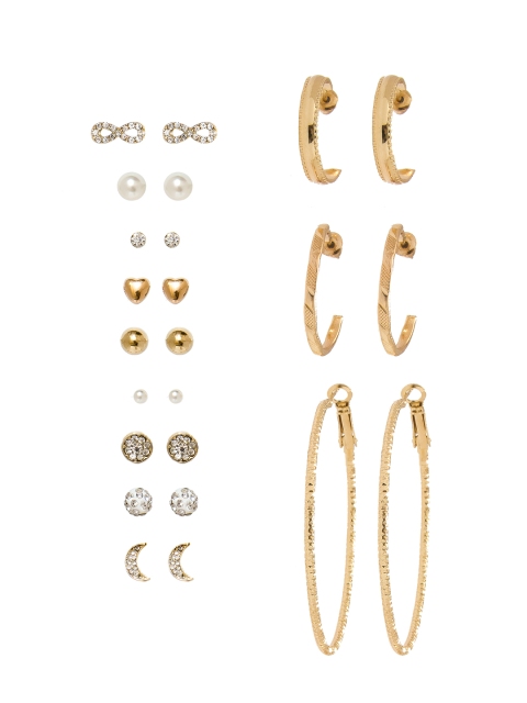 

Pipa Bella Set of 12 Gold-Toned Earrings