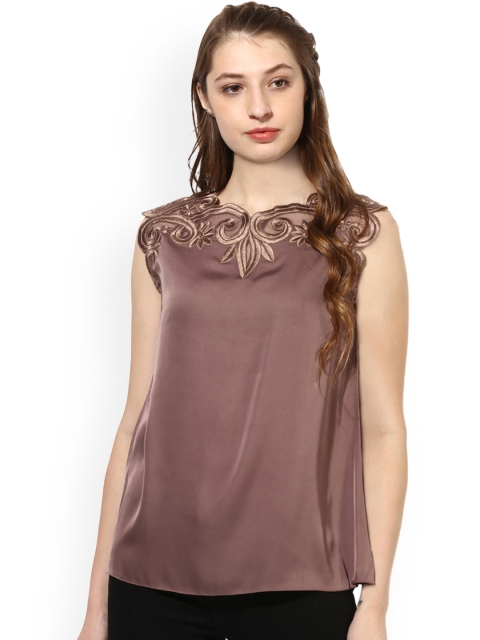 

Soie Women Brown Solid Top