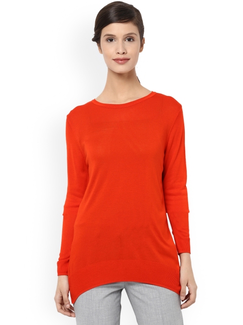 

Van Heusen Woman Women Red Solid Top