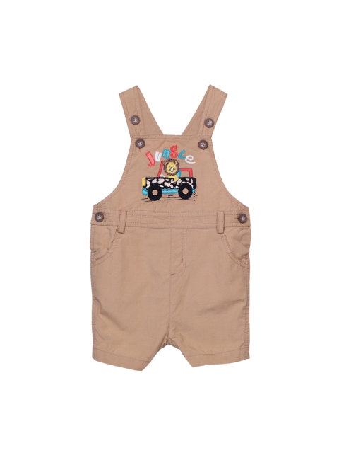 

Beebay Boys Beige Embroidered Dungarees