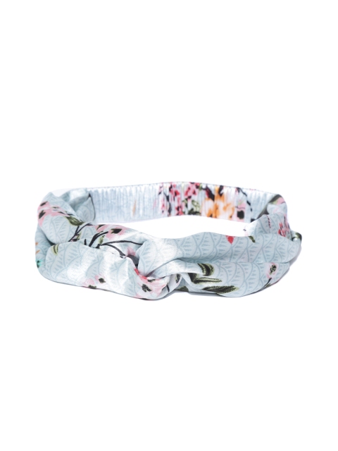 

Blueberry Women Blue Printed Satin Hairband