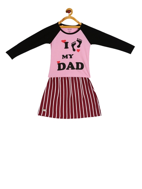 

GKIDZ Girls Pack of 3 Clothing Set, Pink