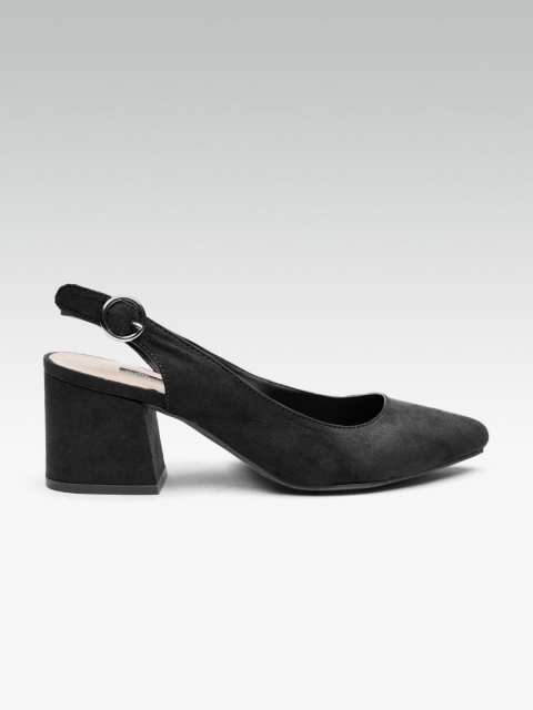 

DOROTHY PERKINS Women Black Solid Pumps