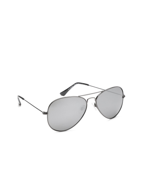 

Daniel Klein Men Polarised Aviator Sunglasses DK3053-C6, Grey