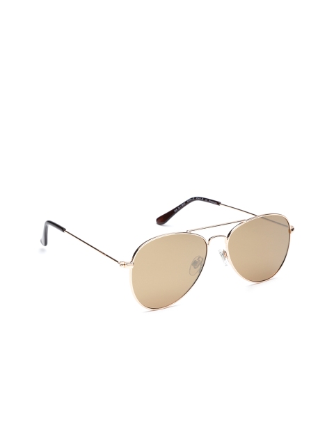 

Daniel Klein Men Mirrored Polarised Aviator Sunglasses DK3180-C2, Brown