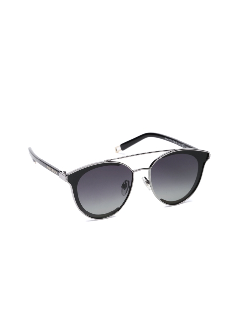 

Daniel Klein Women Cateye Mirrored Sunglasses DK4173, Black