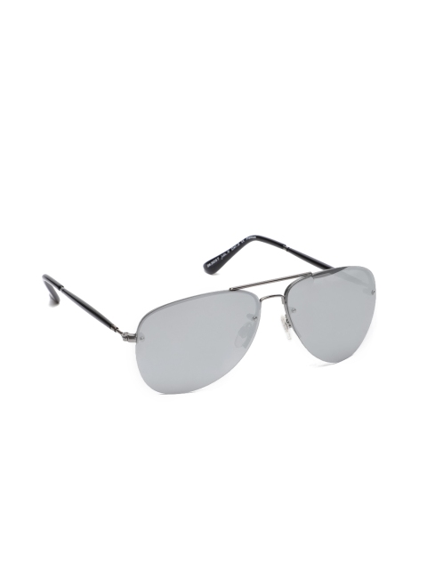 

Daniel Klein Men Aviator Sunglasses DK3057-C9, Grey