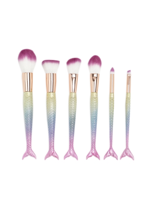 

Toniq Beauty Under the Ocean Set of 6 Makeup Brushes, Pink