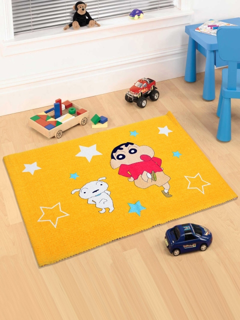 

Saral Home Kids Set of 2 Printed Floor Mats, Yellow