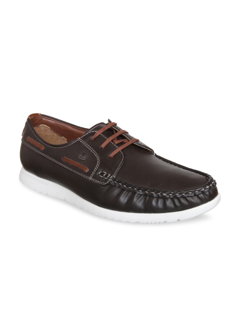 

Duke Men Olive Brown Boat Shoes