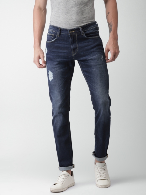 

Celio Men Blue Slim Fit Mid-Rise Mildly Distressed Stretchable Jeans