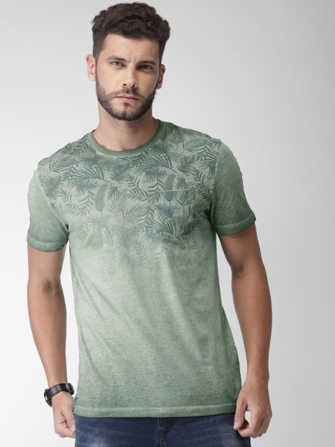 

Celio Men Grey Printed Round Neck T-shirt