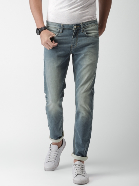 

Celio Men Blue Slim Fit Mid-Rise Clean Look Stretchable Jeans
