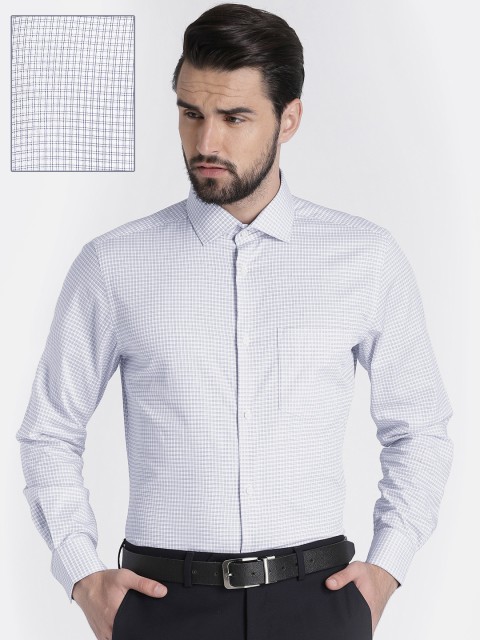 

Splash Men Blue & White Checked Casual Shirt