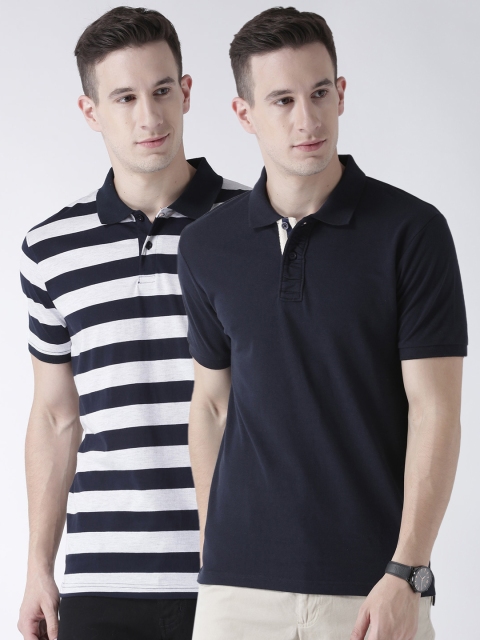 

Club York Men Pack of 2 T-Shirts, Navy blue