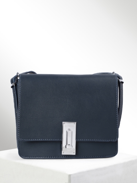 

CORSICA Navy Blue Solid Sling Bag