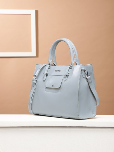 

CORSICA Blue Solid Handheld Bag