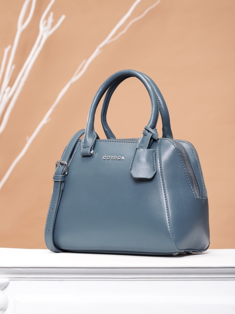 

CORSICA Blue Solid Handheld Bag