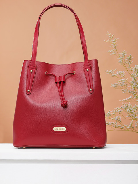 

CORSICA Red Solid Shoulder Bag