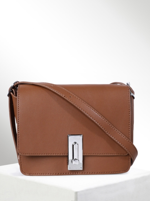 

CORSICA Tan Solid Sling Bag