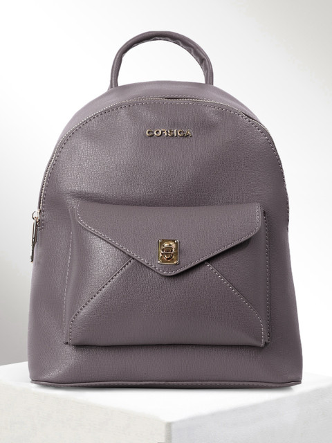 

CORSICA Women Grey Solid Backpack