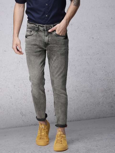 

Ecko Unltd Men Grey Tapered Fit Mid-Rise Clean Look Stretchable Jeans
