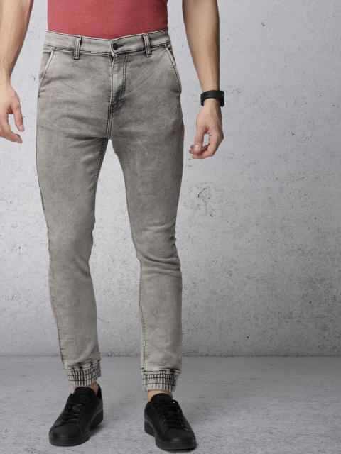 

Ecko Unltd Men Grey Jogger Mid-Rise Clean Look Stretchable Jeans