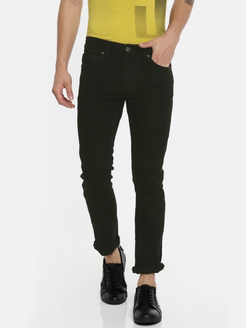 

Being Human Men Black Slim Fit Mid-Rise Clean Look Stretchable Jeans