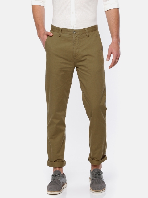 

U.S. Polo Assn. Men Khaki Tapered Fit Trousers