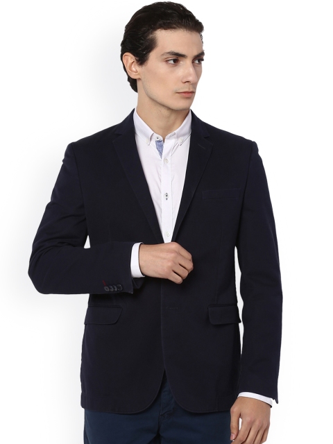 

Van Heusen Sport Navy Slim Fit Single-Breasted Blazer, Navy blue