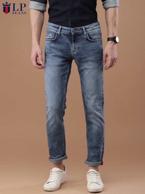 

Louis Philippe Jeans Men Blue Slim Fit Low-Rise Clean Look Stretchable Jeans