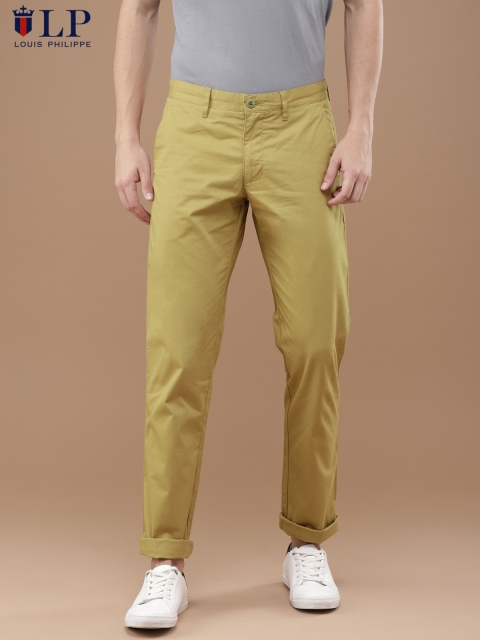 

Louis Philippe Sport Men Khaki Regular Fit Solid Chinos