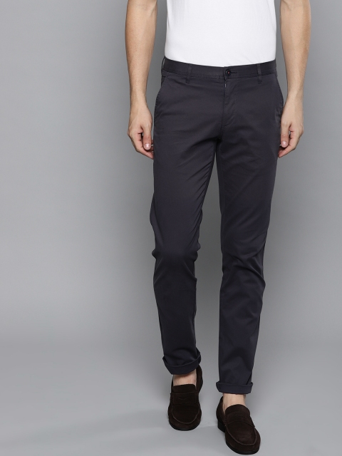 

Louis Philippe Sport Men Blue Regular Fit Solid Trousers