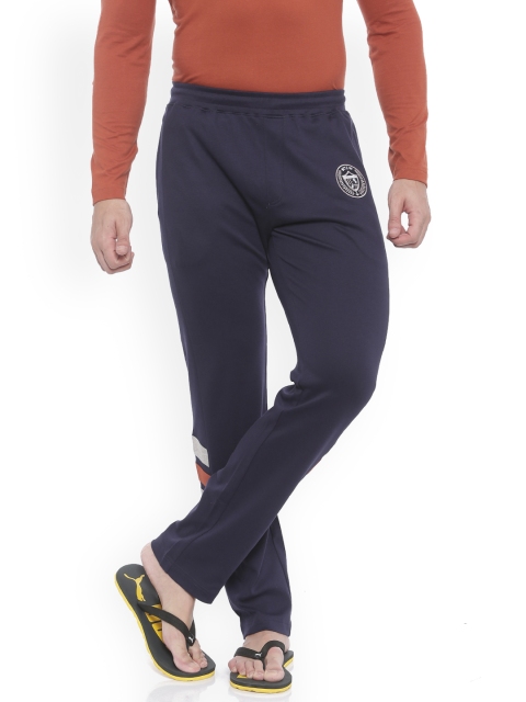 

Bitz Men Navy Blue Solid Lounge Pants EBA001