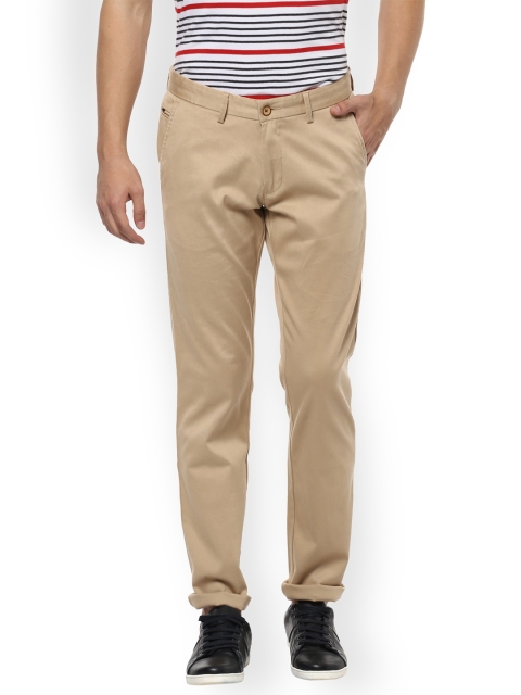 

Allen Solly Men Beige Smart Slim Fit Solid Regular Trousers