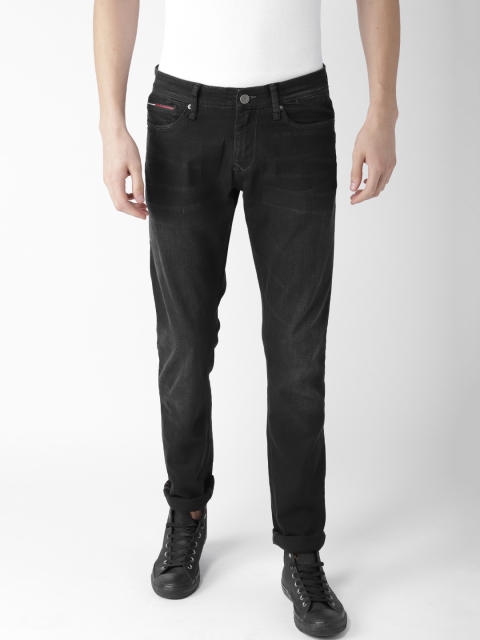 

Tommy Hilfiger Men Black Skinny Fit Mid-Rise Clean Look Jeans