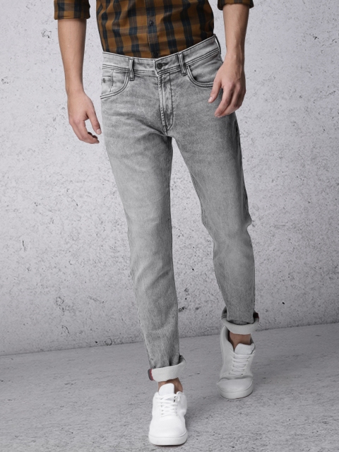 

Ecko Unltd Men Grey Slim Fit Mid-Rise Clean Look Stretchable Jeans