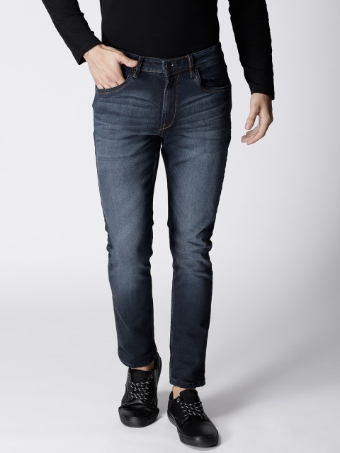 

Ecko Unltd Men Navy Blue Slim Fit Mid-Rise Clean Look Stretchable Jeans