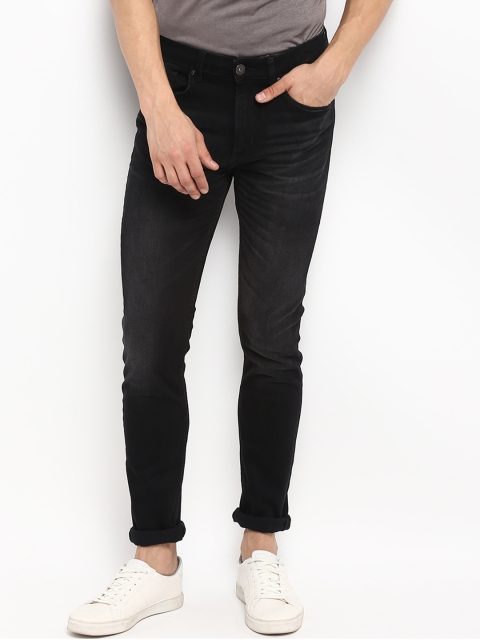 

Red Tape Men Black Skinny Fit Mid-Rise Clean Look Jeans