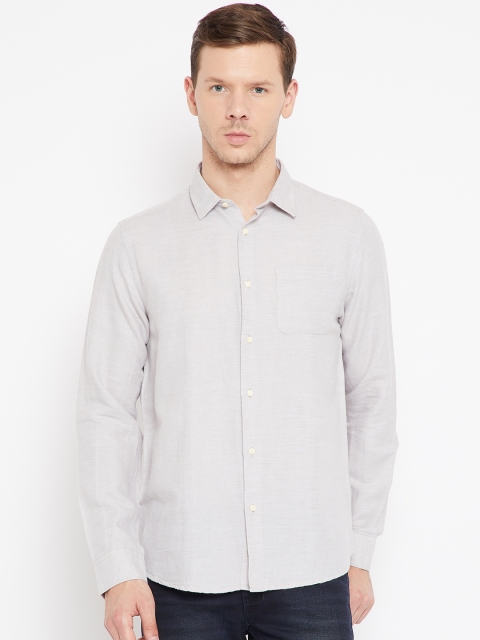 

Blackberrys Men Beige Smart Fit Solid Casual Shirt