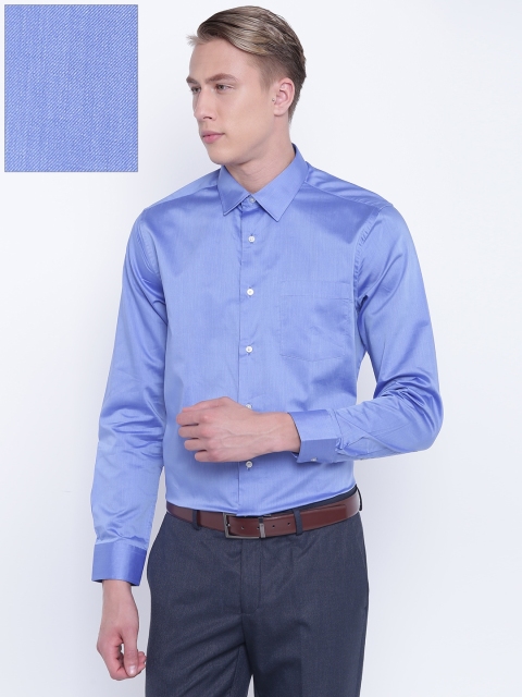 

Blackberrys Men Blue Slim Fit Solid Formal Shirt