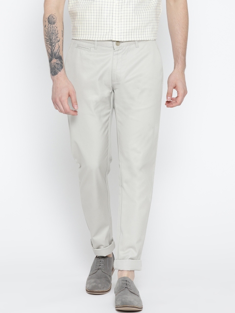 

Blackberrys Men Beige Sharp Fit Solid Chinos