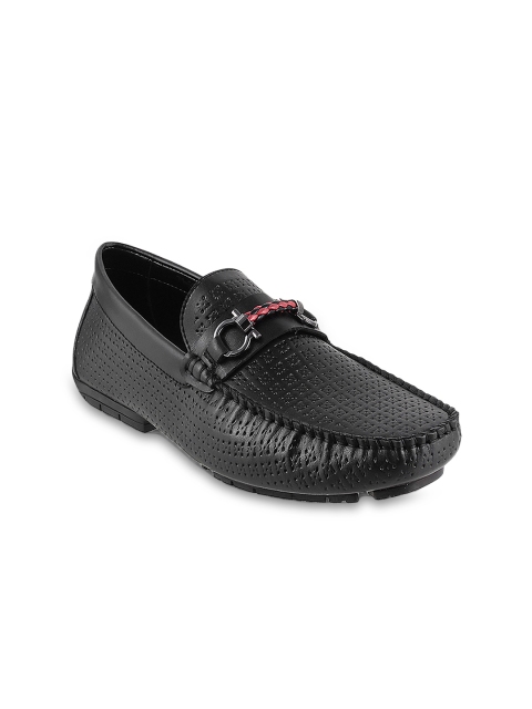 

Mochi Men Black Leather Loafers