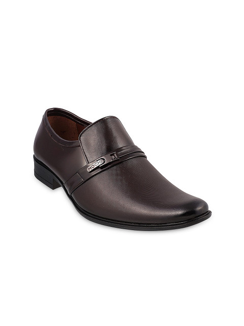

Mochi Men Brown Leather Slip Ons