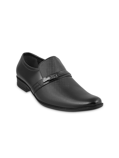 

Mochi Men Black Leather Slip Ons