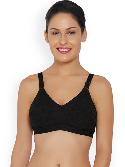 

Libertina Black Printed Non-Wired Non Padded Everyday Bra