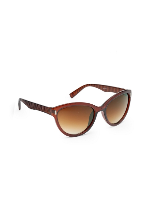 

Get Glamr Women Cateye Sunglasses SG-LT-MT-09-35, Brown